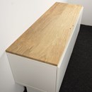 Frake Besta blad behandeld met lak, 1200x400x20mm